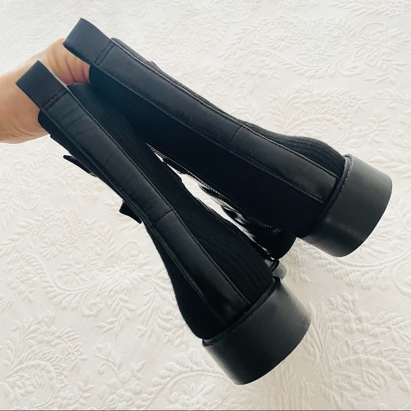 NWOB Lulus Dolce Vita Gaven Black Leather Belted Mid-Calf Boots 7.5 - Picture 7 of 12